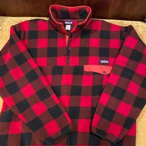 Patagonia SYNCHILLA 1/4 button /snap over shirt
